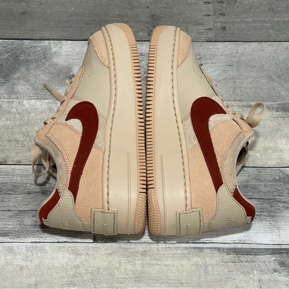 NIKE WOMEN'S AIR FORCE 1 SHADOW SNEAKERS SHOES ( STYLE - DZ4705-200 )SZ - 7.5 - Picture 7 of 15